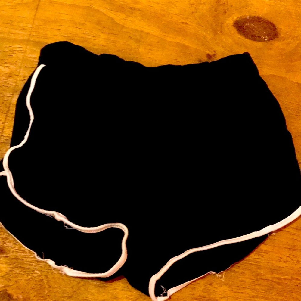 Black an white shorts worn once